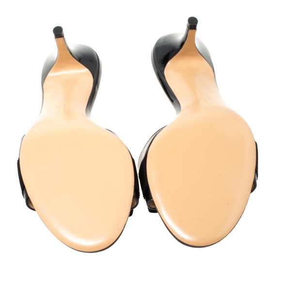 Salvatore Ferragamo Kitten Heel Black Shoes - Picture 3 of 3